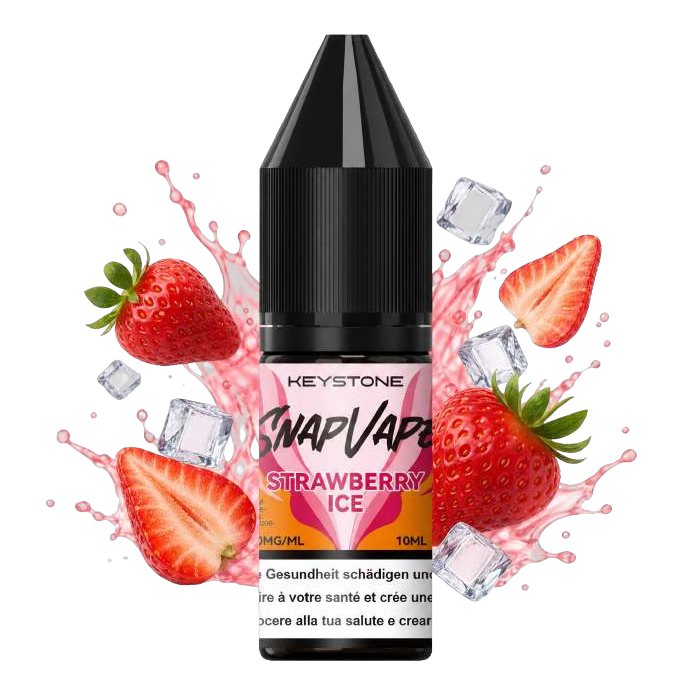 SnapVape E-Liquid Strawberry Ice, 10 ml mit 20 mg/ml Nikotin