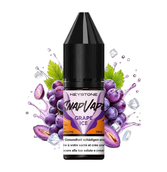 SnapVape E-Liquid Grape Ice, 10 ml mit 20 mg/ml Nikotin
