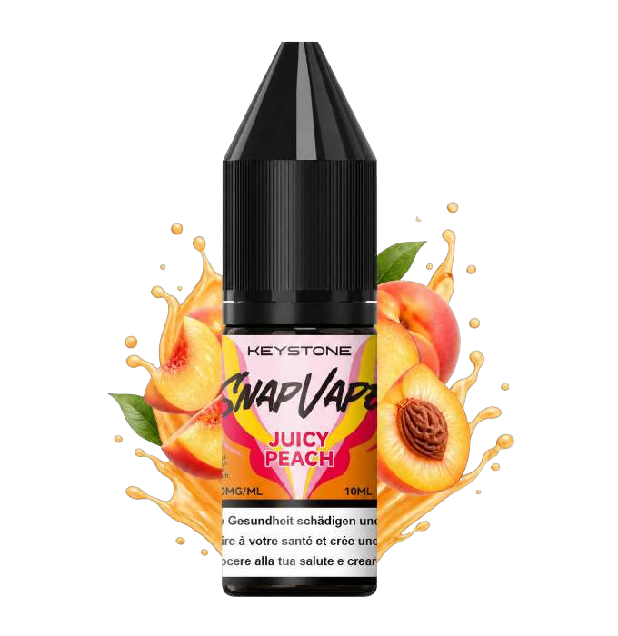 SnapVape E-Liquid Juicy Peach, 10 ml mit 20 mg/ml Nikotin